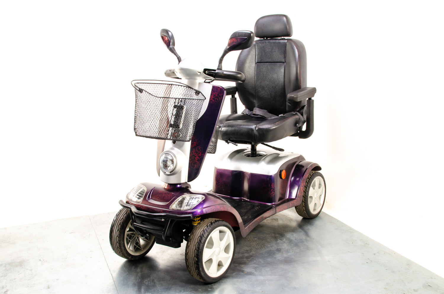 Kymco Maxi Off-Road All-Terrain Used Mobility Scooter 8mph Large Road Legal Custom Purple