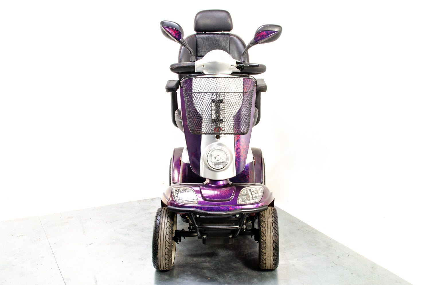 Kymco Maxi Off-Road All-Terrain Used Mobility Scooter 8mph Large Road Legal Custom Purple Secondary image
