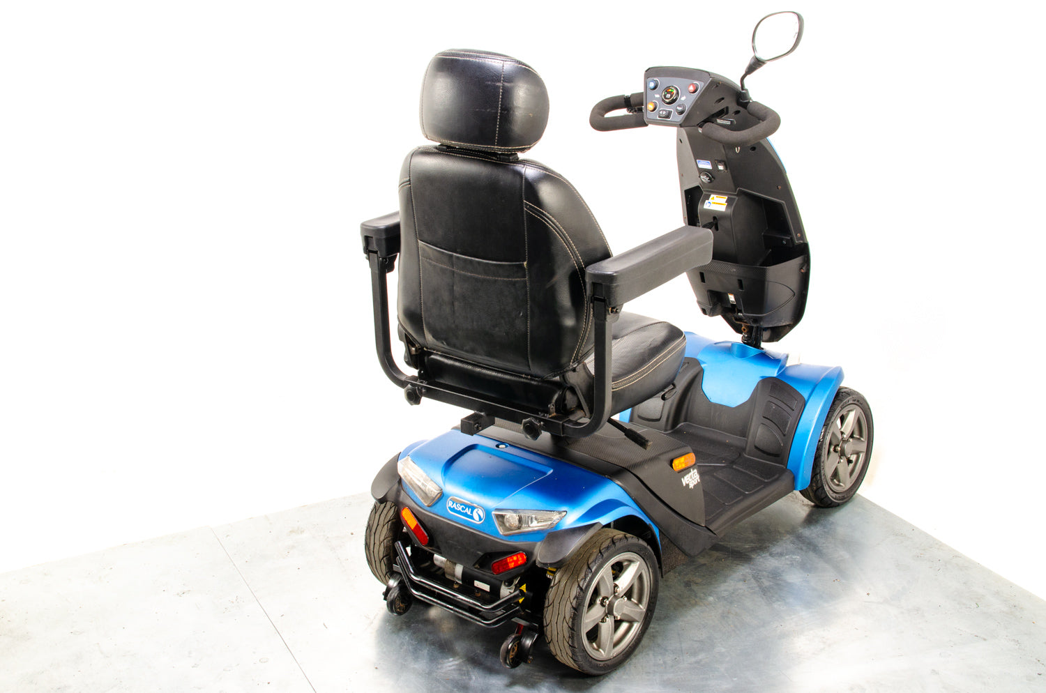 Rascal Vecta Sport Electric Mobility Scooter 8mph Suspension Max Grip All-Terrain Road Legal Blue