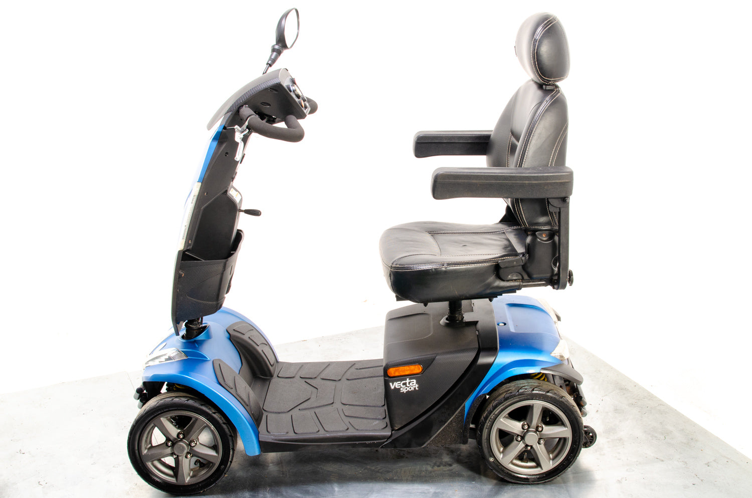 Rascal Vecta Sport Electric Mobility Scooter 8mph Suspension Max Grip All-Terrain Road Legal Blue