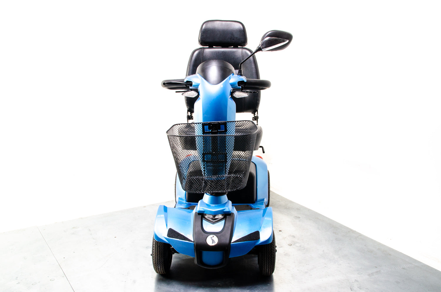 Rascal Vantage X Used Electric Mobility Scooter 6mph Compact Road Legal Baby Blue Secondary image