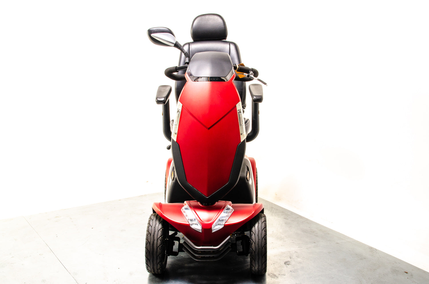 Rascal Vecta Sport Compact Used Electric Mobility Scooter 8mph Max Grip Suspension All-Terrain Red