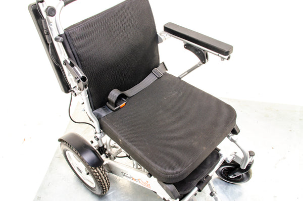 Freedom Chair A06L Used Electric Folding Wheelchair Powerchair Portable Transportable Lithium Aluminium Lightweight Attendant Brushless