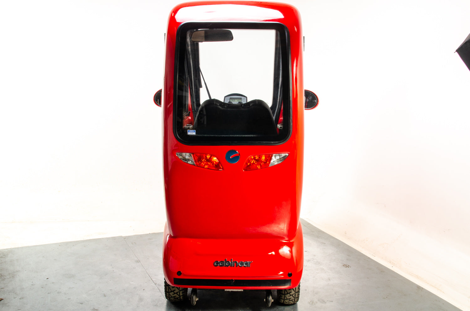 Scooterpac CabinCar MK2 8mph Used Mobility Scooter Enclosed Cabin Car Electric Road Legal Red