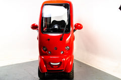 Scooterpac CabinCar MK2 8mph Used Mobility Scooter Enclosed Cabin Car Electric Road Legal Red