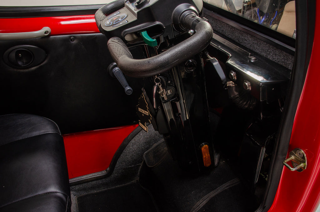 Scooterpac CabinCar MK2 8mph Used Mobility Scooter Enclosed Cabin Car Electric Road Legal Red