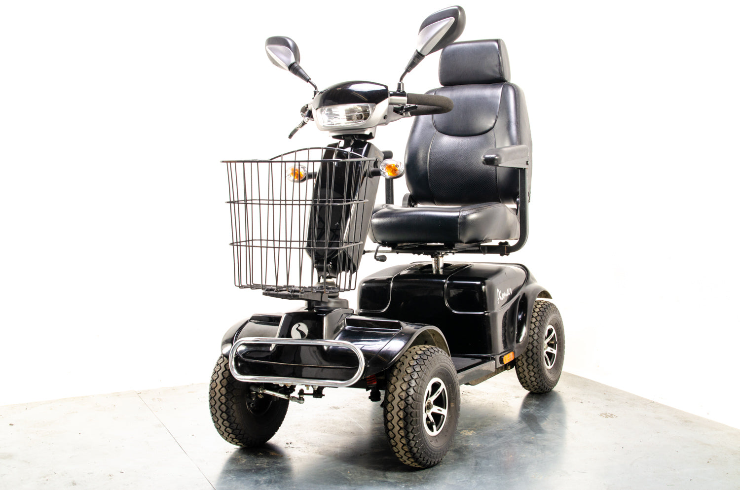 Rascal Pioneer Used Electric Mobility Scooter 8mph All-Terrain Suspension Off-Road Black 13360