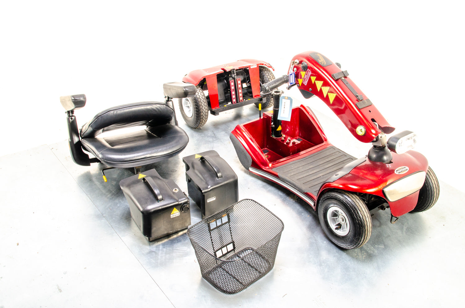Shoprider Valencia Used Mobility Scooter Transportable Pavement GK10 Folding Secondary image