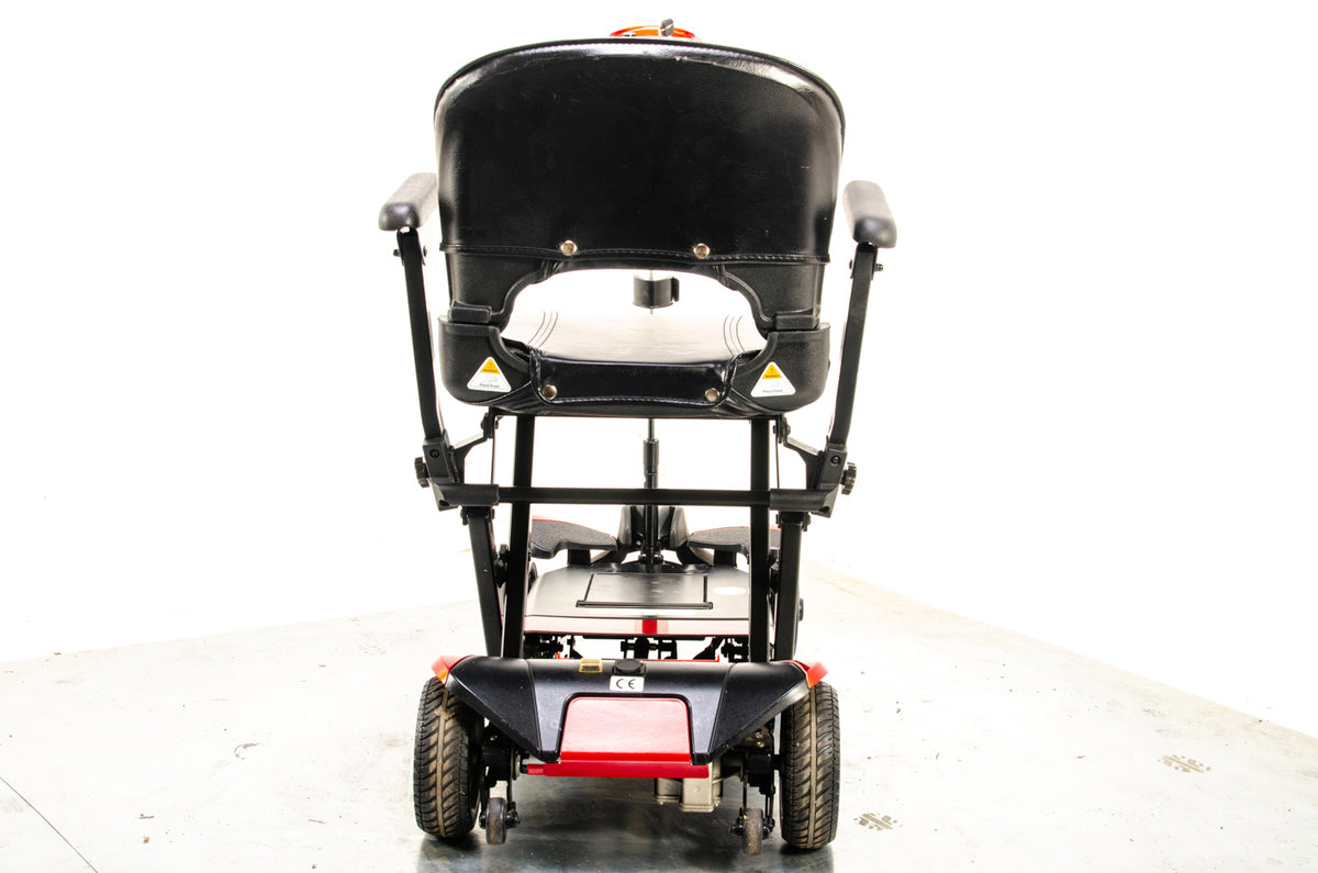 Monarch Smarti Remote Auto-Folding Used Mobility Scooter Lithium Travel Lightweight Red 12097