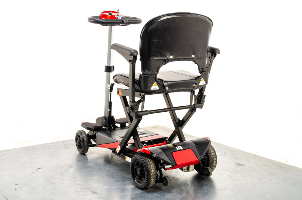 Monarch Smarti Remote Auto-Folding Used Mobility Scooter Lithium Travel Lightweight Red 12097