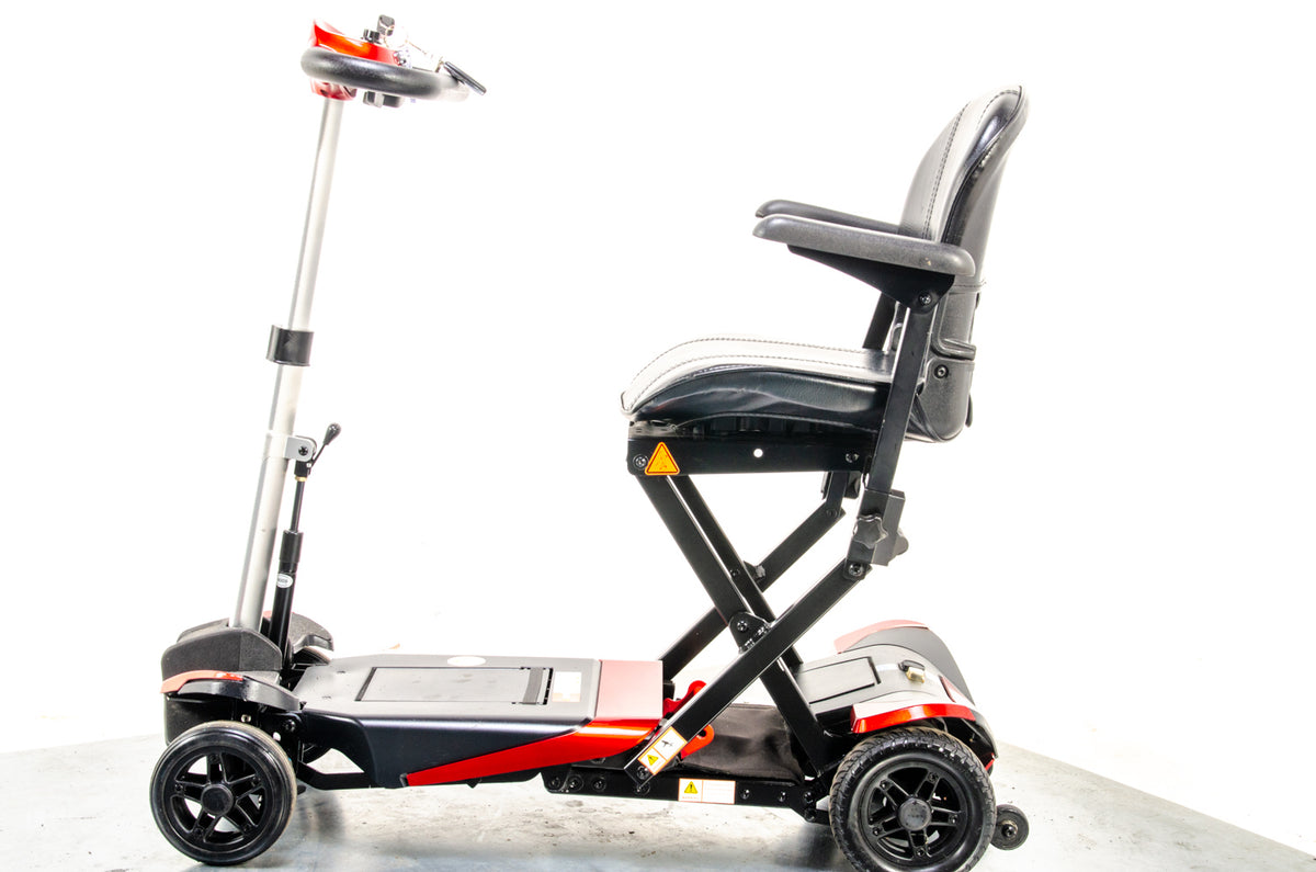Monarch Smarti Remote Auto-Folding Used Mobility Scooter Lithium Travel Lightweight Red 12097