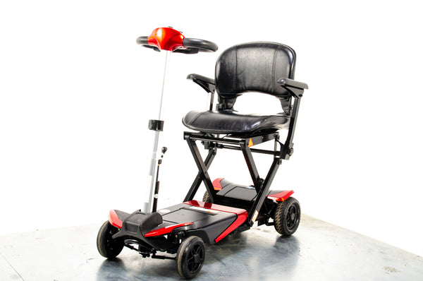 Monarch Smarti Remote Auto-Folding Used Mobility Scooter Lithium Travel Lightweight Red 12097