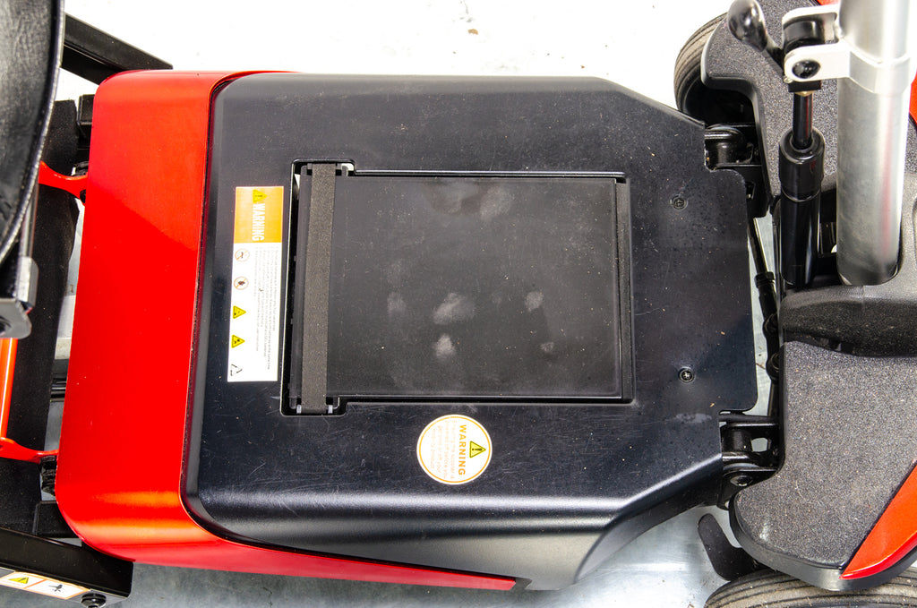 Monarch Smarti Remote Auto-Folding Used Mobility Scooter Lithium Travel Lightweight Red 12097