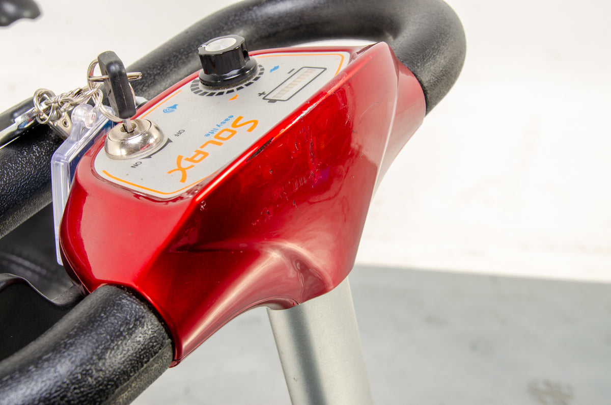 Monarch Smarti Remote Auto-Folding Used Mobility Scooter Lithium Travel Lightweight Red 12097