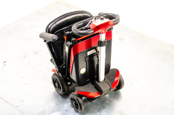 Monarch Smarti Remote Auto-Folding Used Mobility Scooter Lithium Travel Lightweight Red 12097