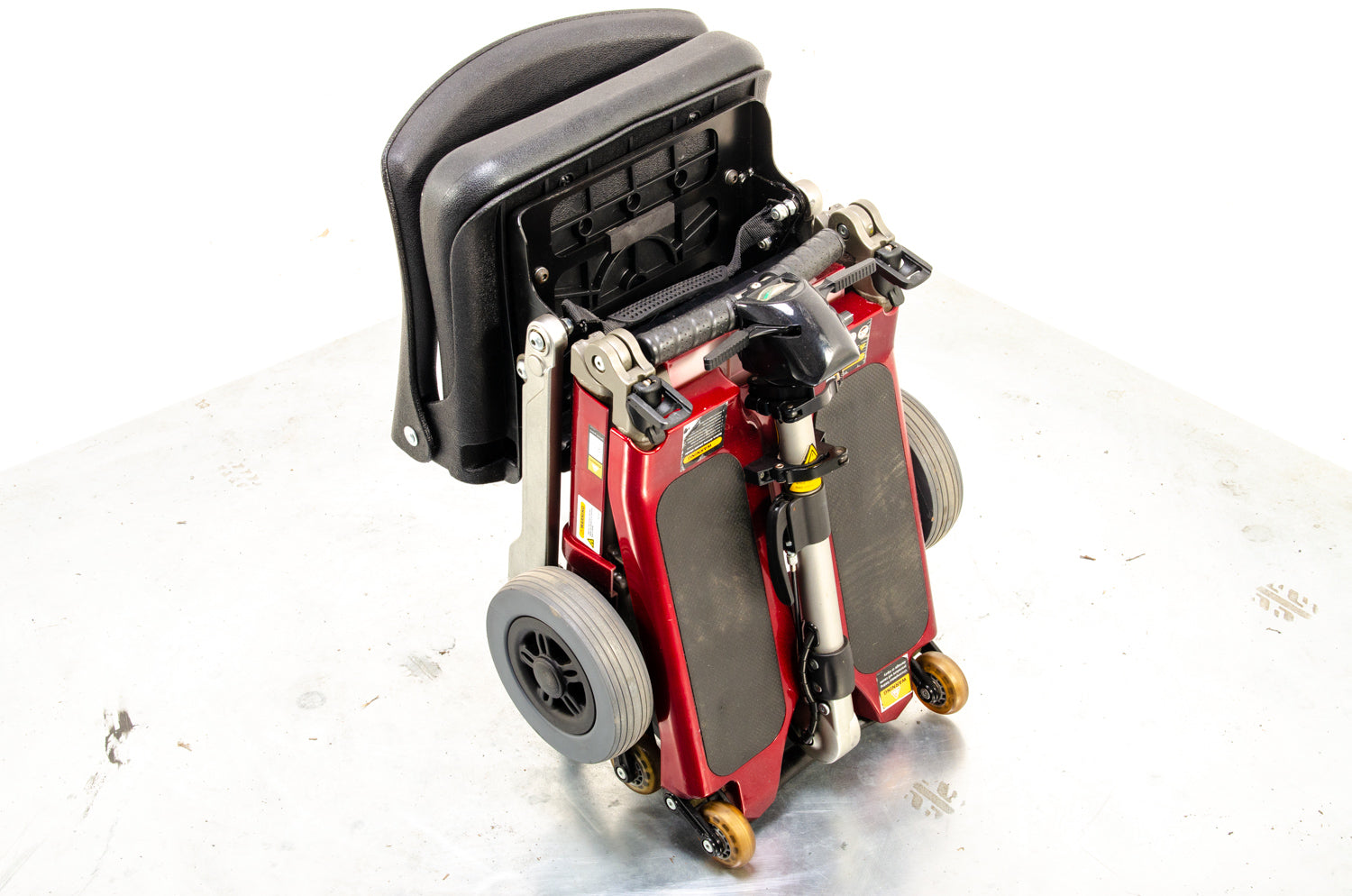 Luggie Used Folding Mobility Scooter Lightweight Travel Portable Freerider Red Secondary image