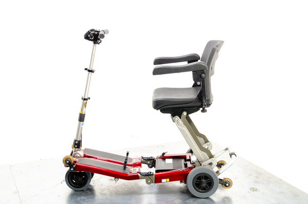 Luggie Used Folding Mobility Scooter Lightweight Travel Portable Freerider Red