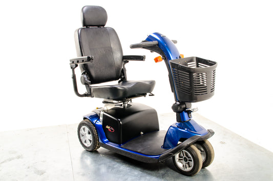 Pride Colt Twin Used Electric Mobility Scoter Transportable Trike Pavement Travel Blue 13520 1500