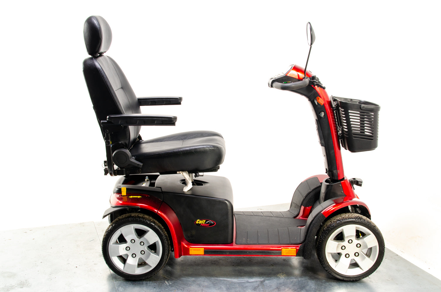 Pride Colt Pursuit Used Mobility Scooter 8mph All-Terrain Transportable Large Off-Road Road Legal Red 13446