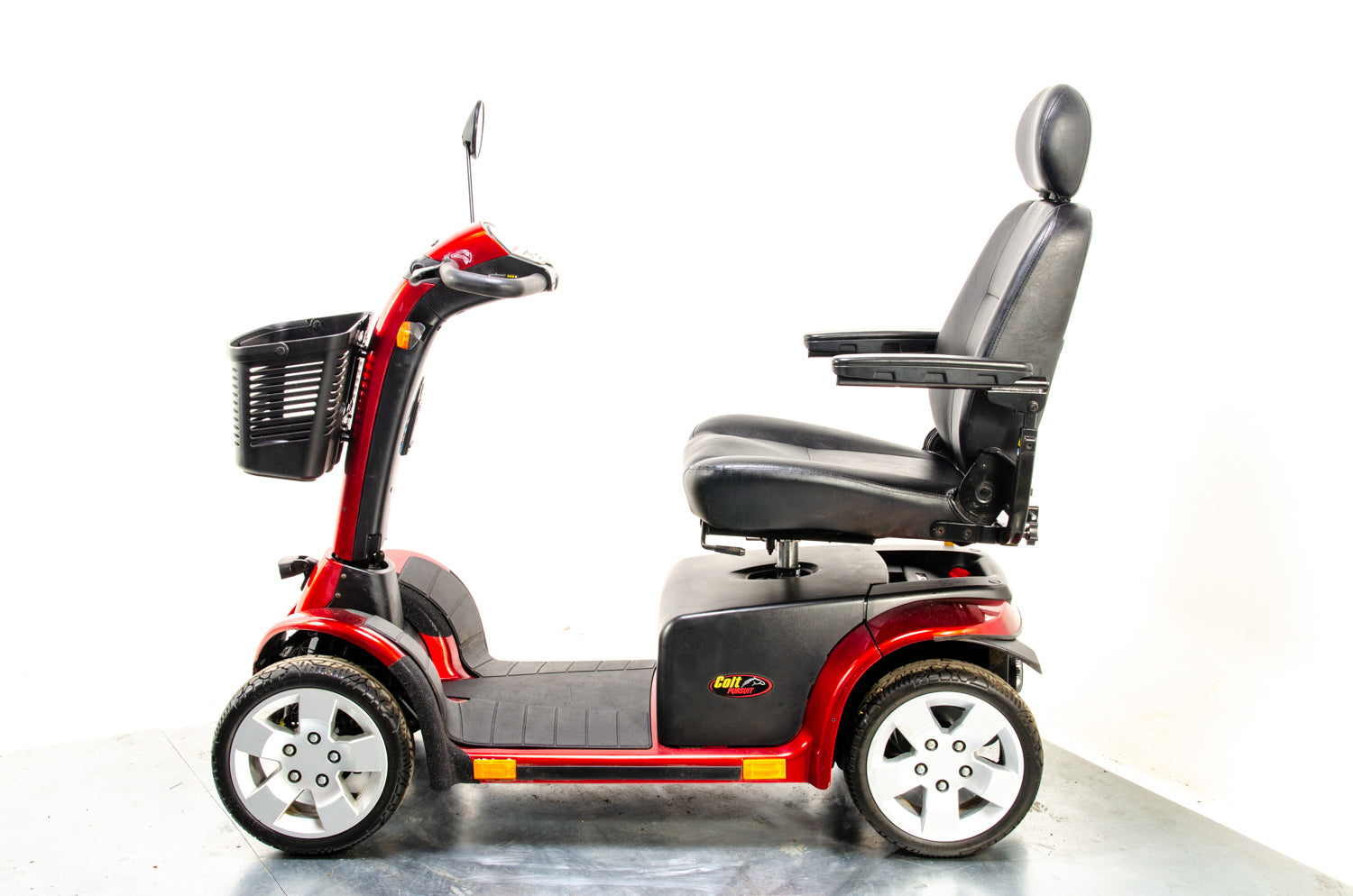 Pride Colt Pursuit Used Mobility Scooter 8mph All-Terrain Transportable Large Off-Road Road Legal Red 13446