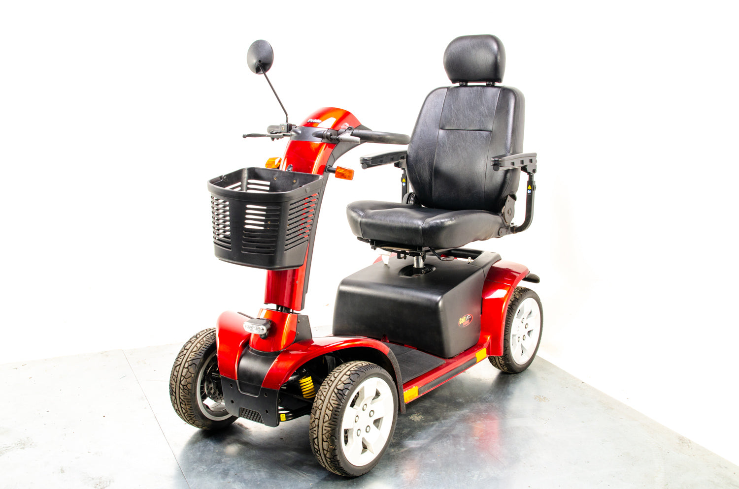 Pride Colt Pursuit Used Mobility Scooter 8mph All-Terrain Transportable Large Off-Road Road Legal Red 13446