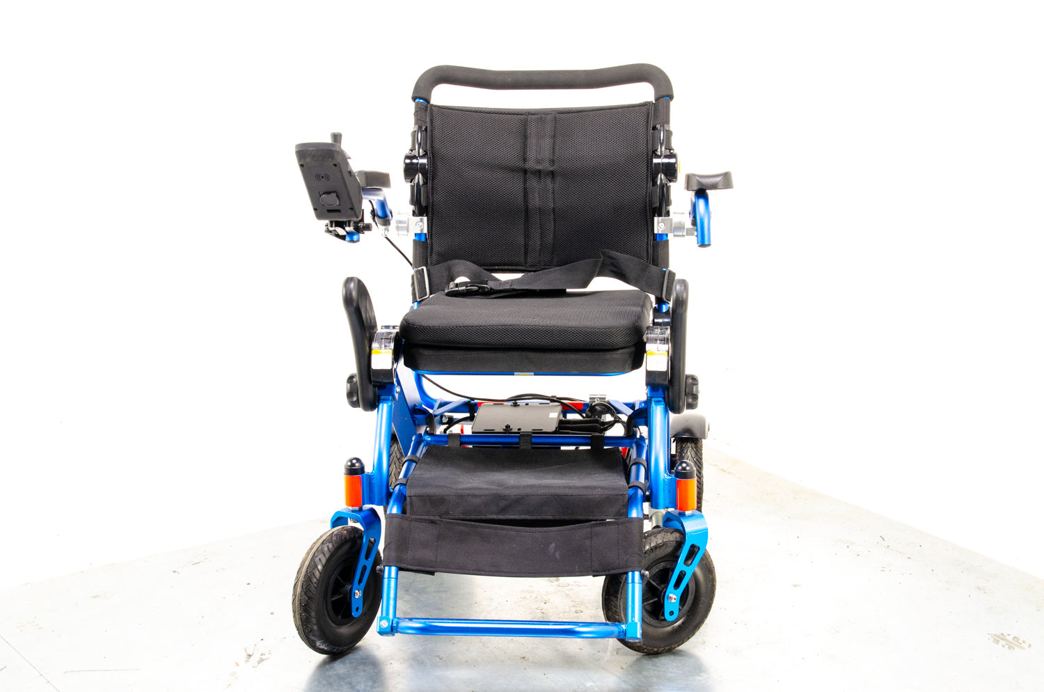 Foldalite Used Electric Wheelchair Lightweight Lithium Folding Travel Powerchair Motion Healthcare