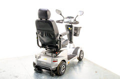 Sunrise Medical Sterling S400 Used Mobility Scooter Silver Midsize Solid Pavement 13361