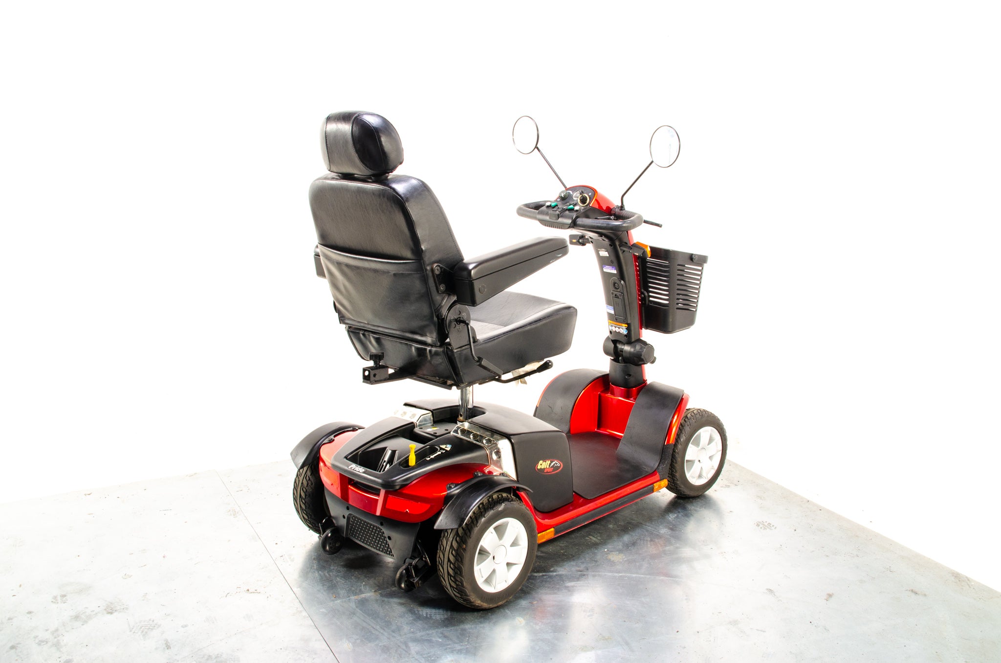 Pride Colt Sport Used Electric Mobility Scooter 8mph Transportable Suspension Pavement Road Legal Red 13364