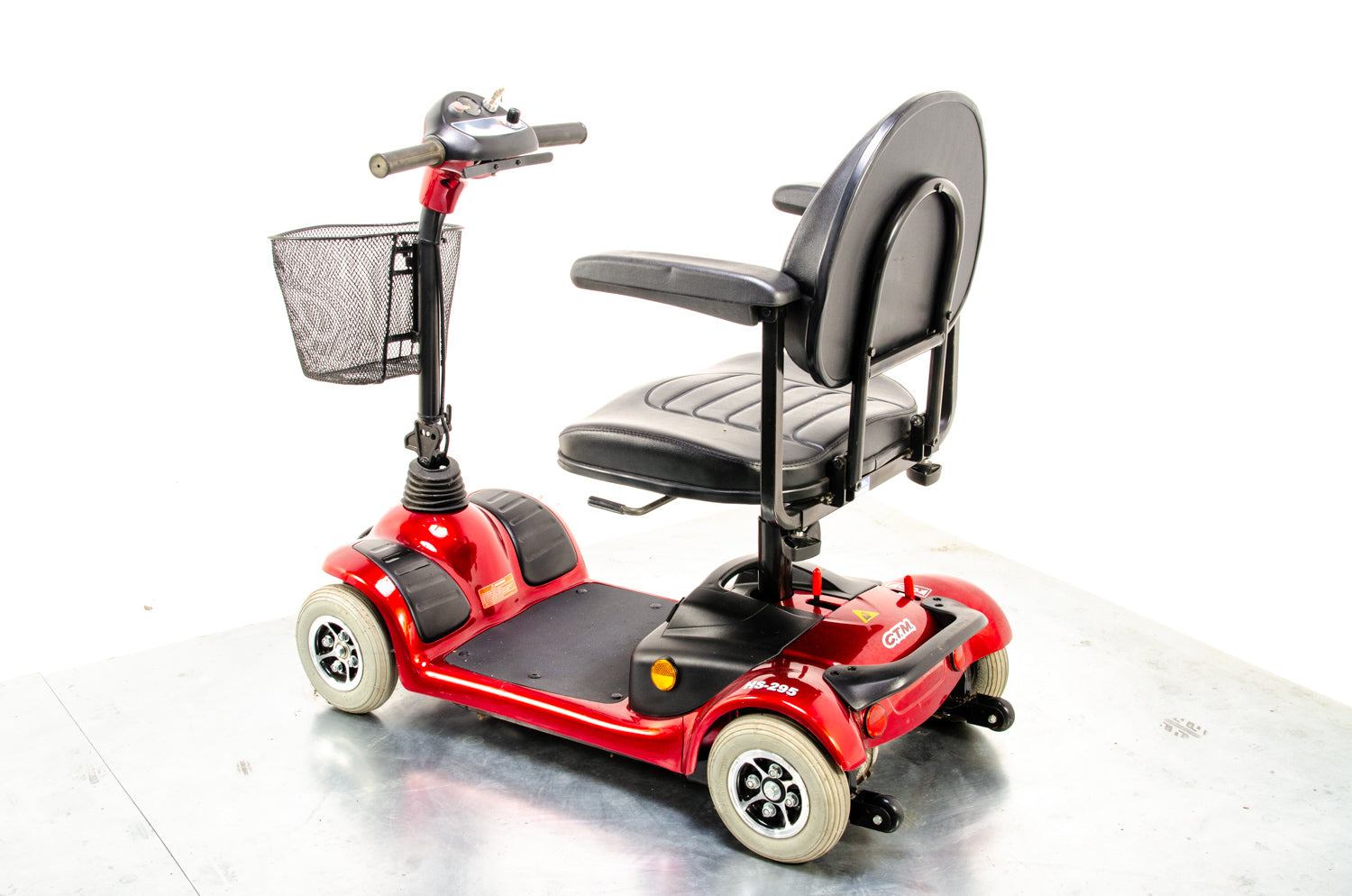 CTM HS-295 Used Mobility Scooter Transportable Boot Portable Lightweight Red