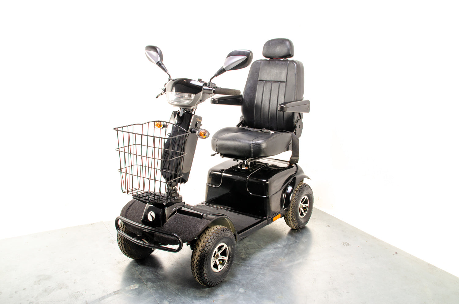 Rascal Pioneer Used Electric Mobility Scooter 8mph All-Terrain Suspension Off-Road Black 13367