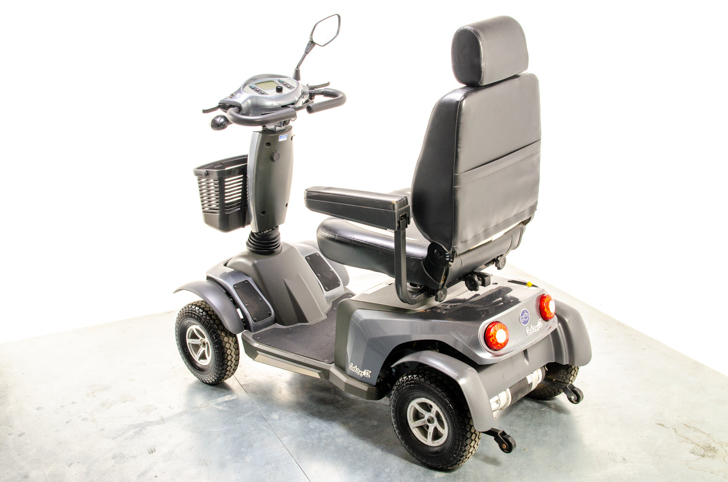 Excel Galaxy 2 Used Mobility Scooter Large Comfy Road Legal All Terrain Grey 13405