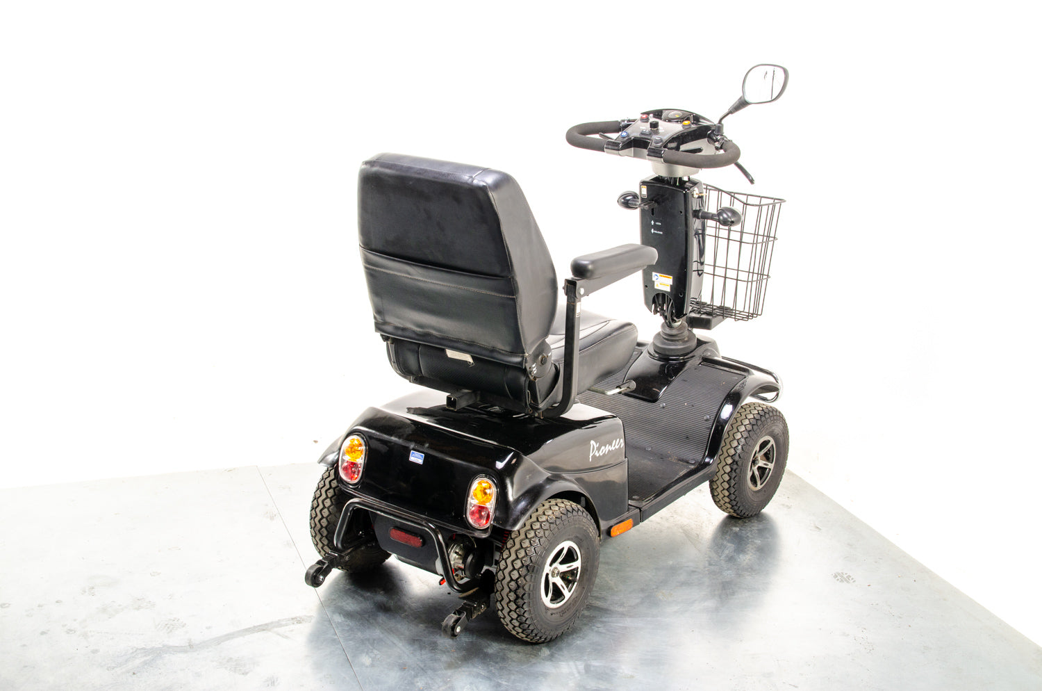 Rascal Pioneer Used Electric Mobility Scooter 8mph All-Terrain Suspension Off-Road Black 13408