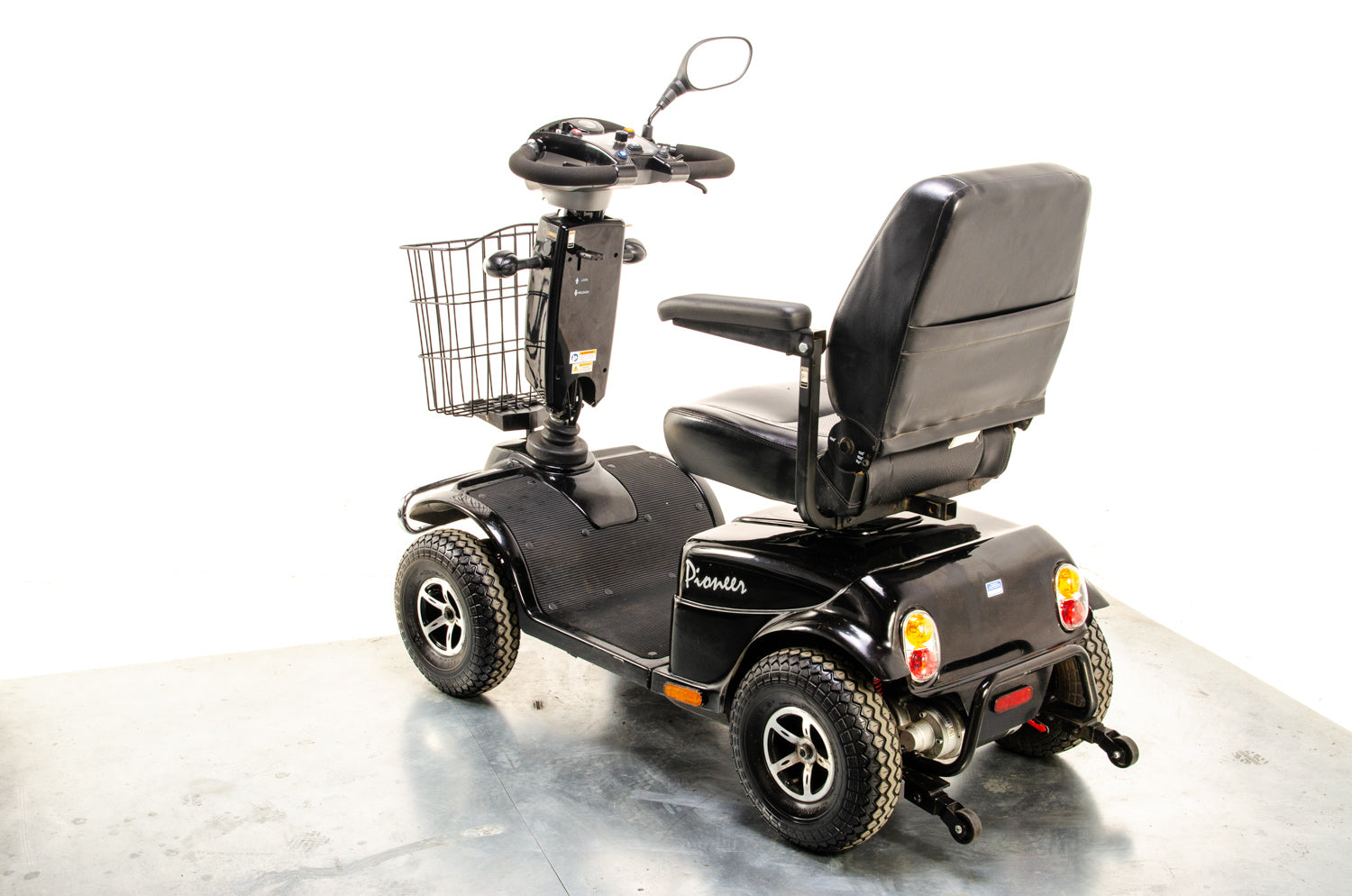 Rascal Pioneer Used Electric Mobility Scooter 8mph All-Terrain Suspension Off-Road Black 13408