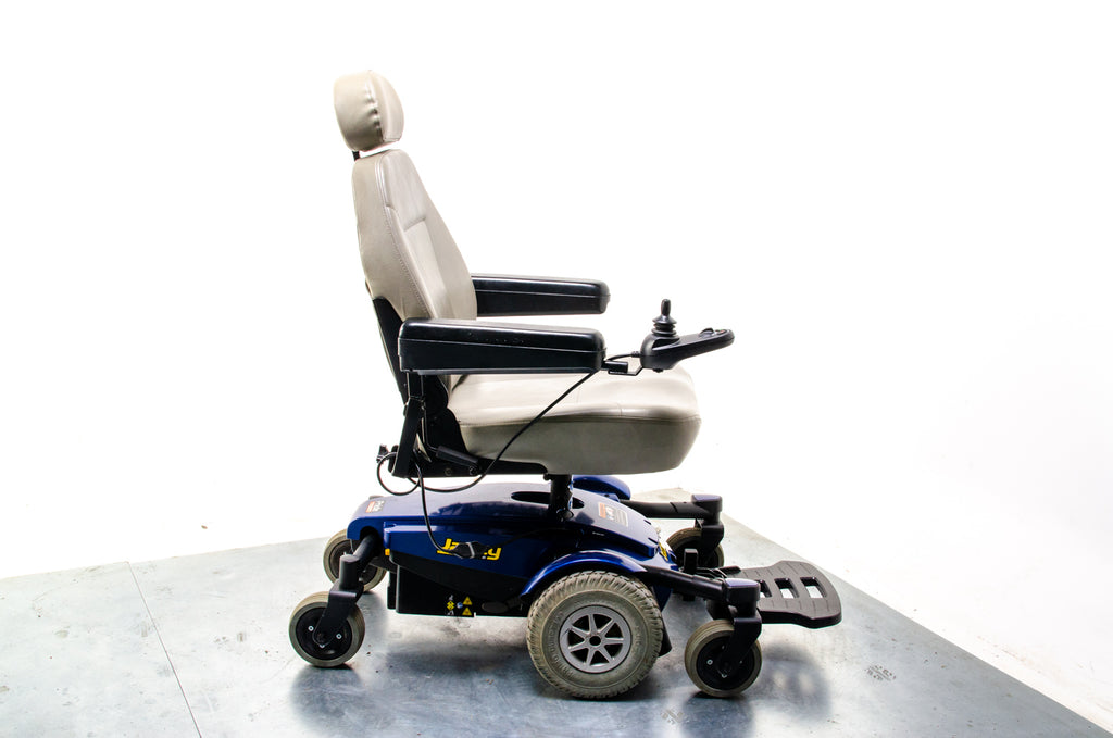 Pride Jazzy Select 6 Used Electric Wheelchair Powerchair Indoor Outdoor MWD Blue