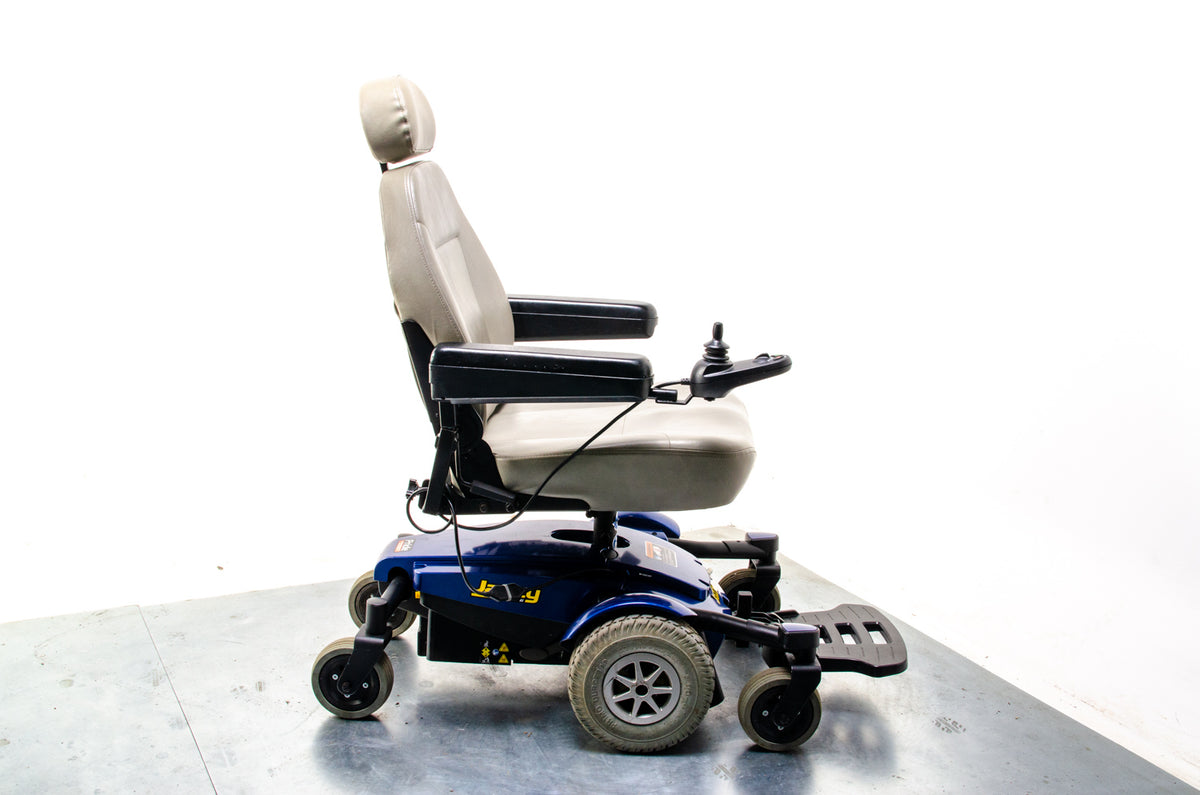 Pride Jazzy Select 6 Used Electric Wheelchair Powerchair Indoor Outdoor MWD Blue