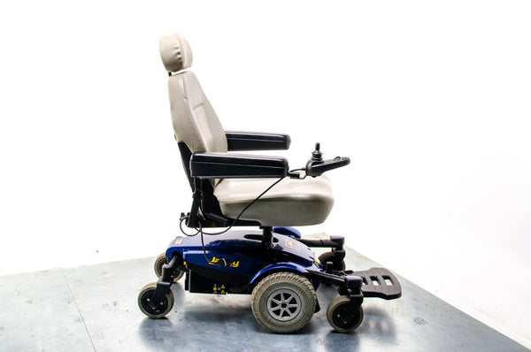 Pride Jazzy Select 6 Used Electric Wheelchair Powerchair Indoor Outdoor MWD Blue