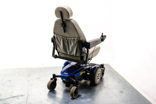 Pride Jazzy Select 6 Used Electric Wheelchair Powerchair Indoor Outdoor MWD Blue