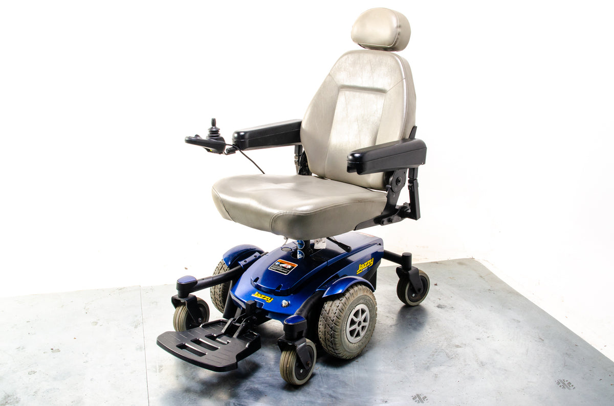 Pride Jazzy Select 6 Used Electric Wheelchair Powerchair Indoor Outdoor MWD Blue