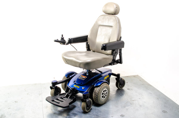Pride Jazzy Select 6 Used Electric Wheelchair Powerchair Indoor Outdoor MWD Blue