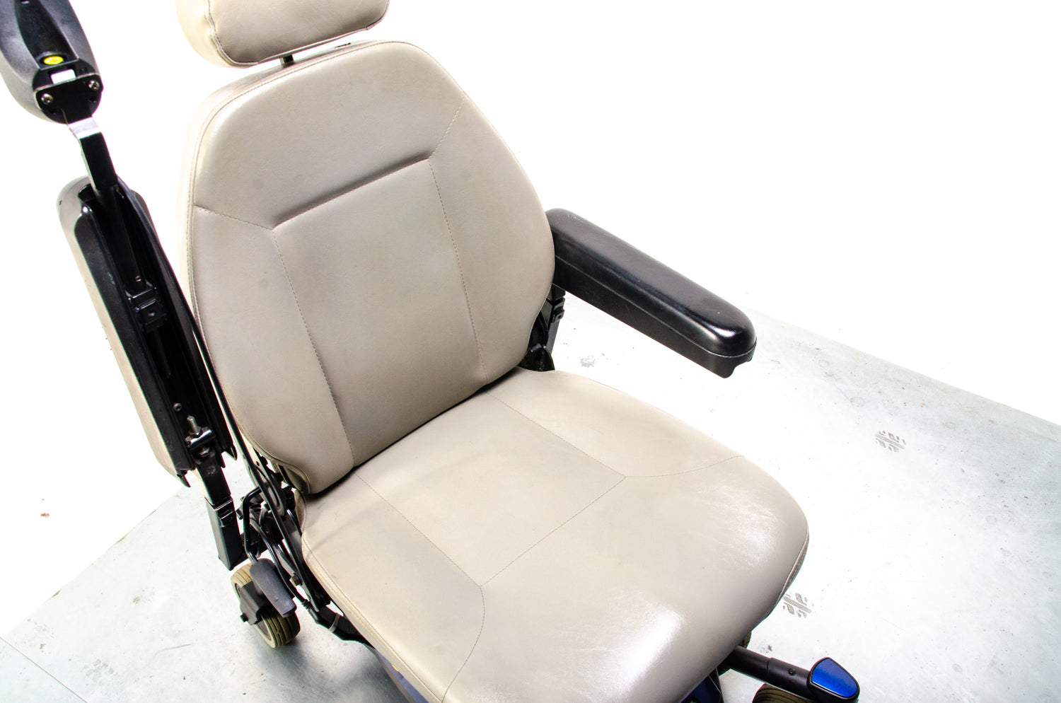 Pride Jazzy Select 6 Used Electric Wheelchair Powerchair Indoor Outdoor MWD Blue