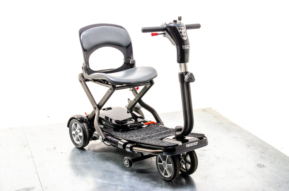 Pride Quest Lightweight Lithium Folding Travel Used Mobility Scooter Small Transportable Car 13410