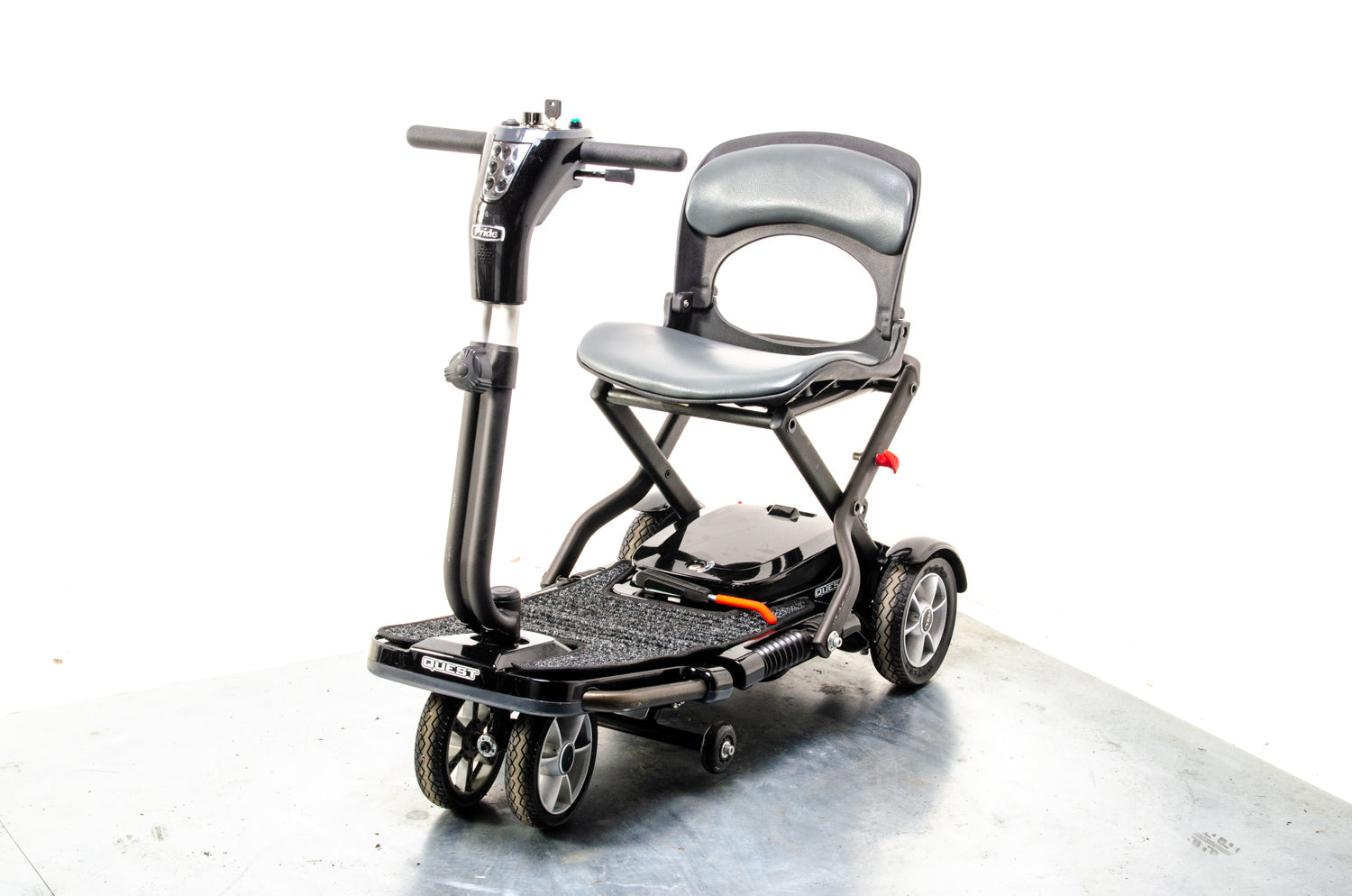 Pride Quest Lightweight Lithium Folding Travel Used Mobility Scooter Small Transportable Car 13410
