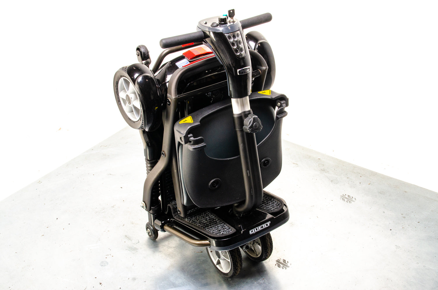 Pride Quest Lightweight Lithium Folding Travel Used Mobility Scooter Small Transportable Car 13410