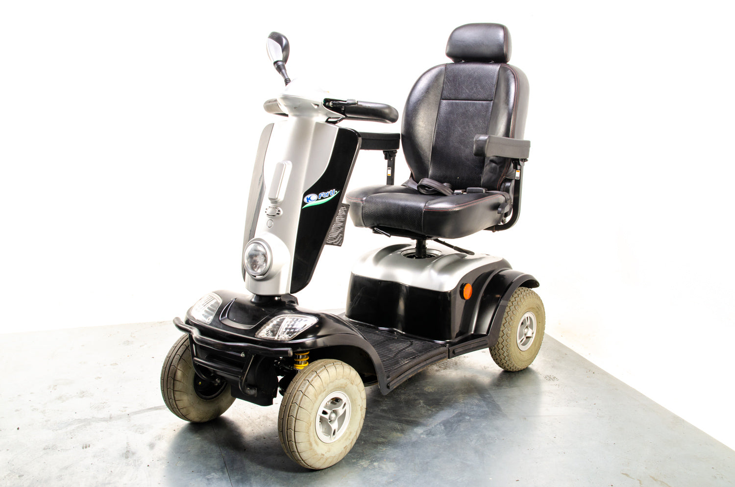 Kymco Maxi Off-Road All-Terrain Used Mobility Scooter 8mph Large Road Legal Black Silver