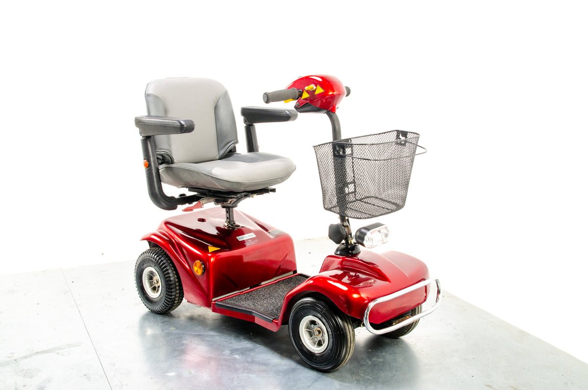 Rascal 388 S Used Electric Mobility Scooter Pavement Pneumatic Red