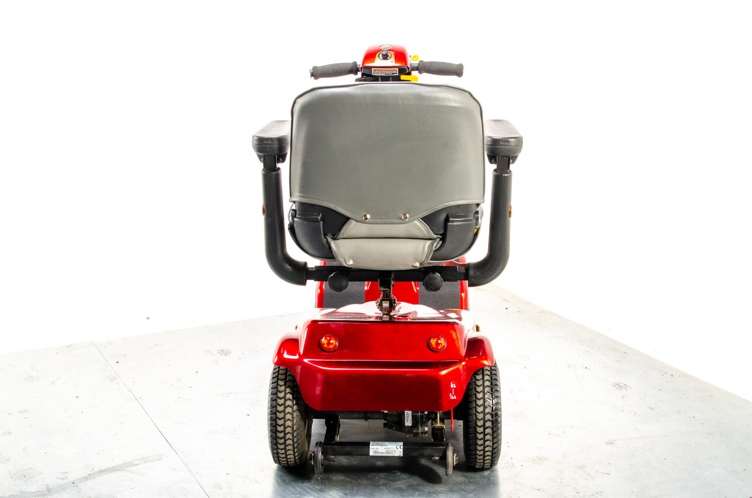 Rascal 388 S Used Electric Mobility Scooter Pavement Pneumatic Red