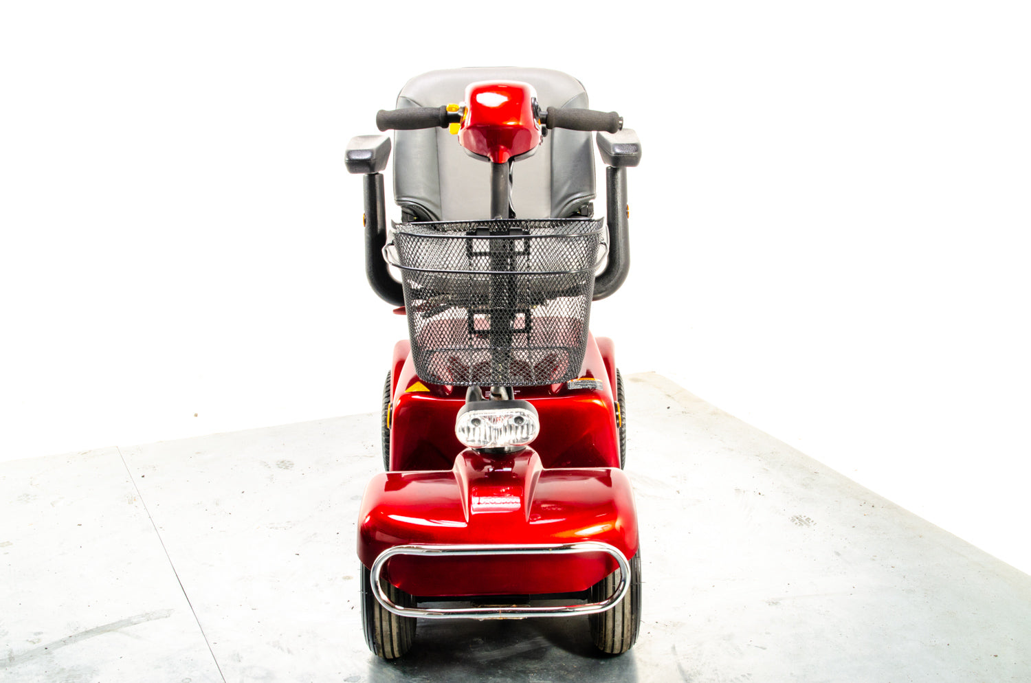 Rascal 388 S Used Electric Mobility Scooter Pavement Pneumatic Red