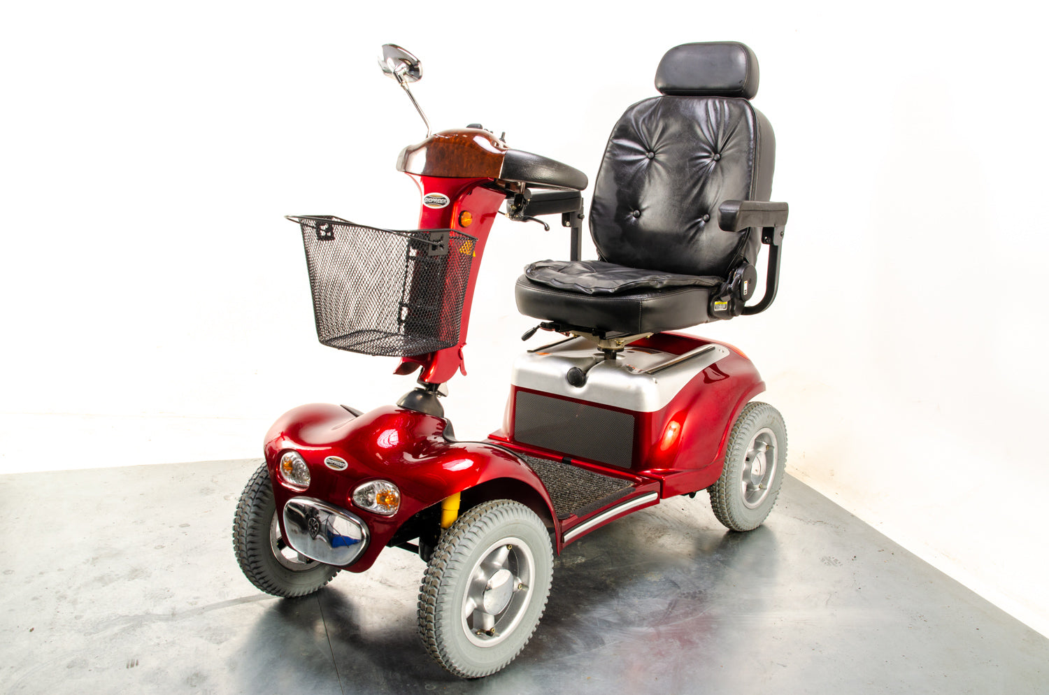 Shoprider Cordoba Off-Road All-Terrain Used Mobility Scooter Large 8mph Roma Red 13416