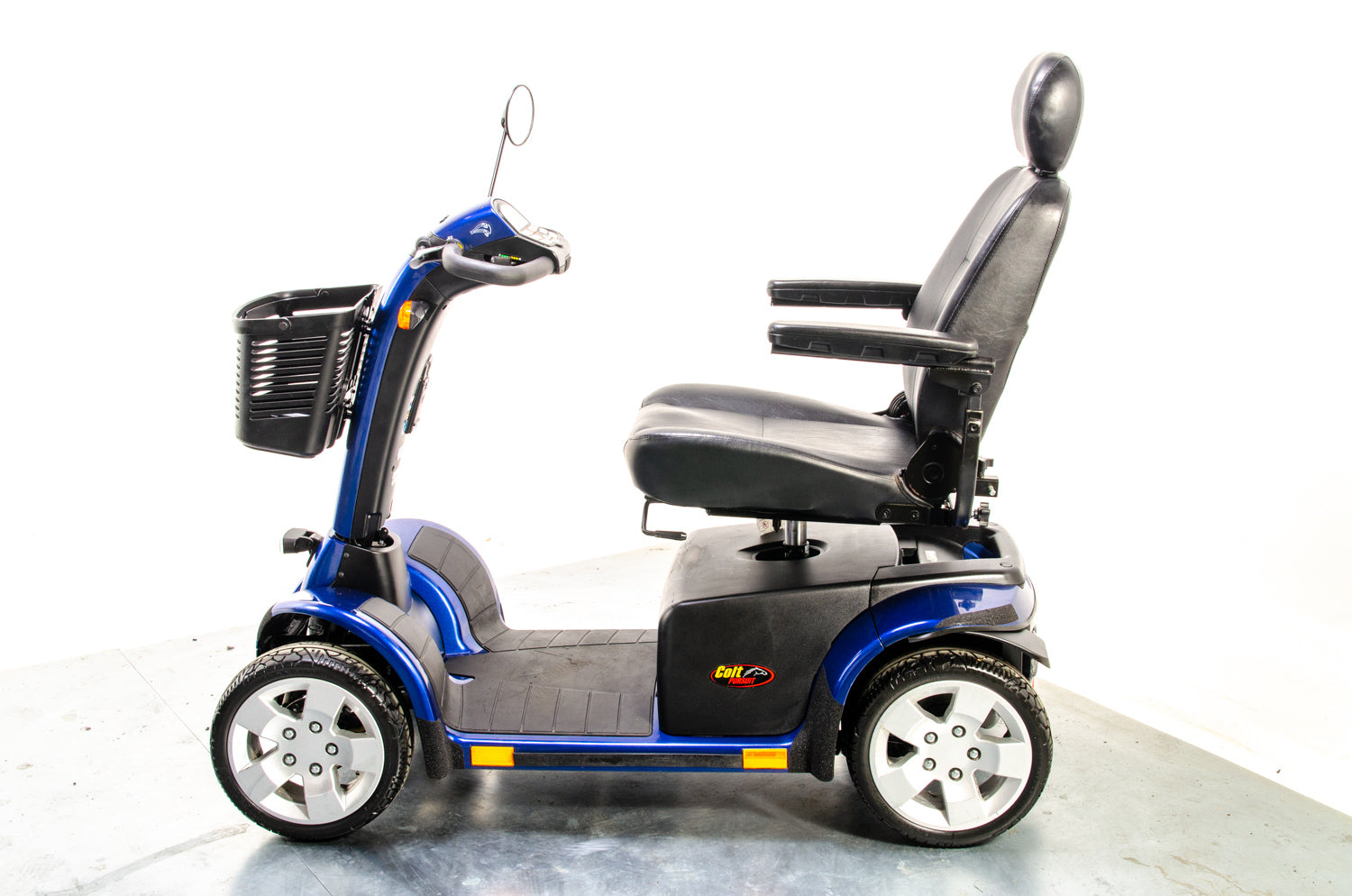 Pride Colt Pursuit All-Terrain Off-Road Used Mobility Scooter 8mph Transportable Large Off-Road Road Legal Blue 03527