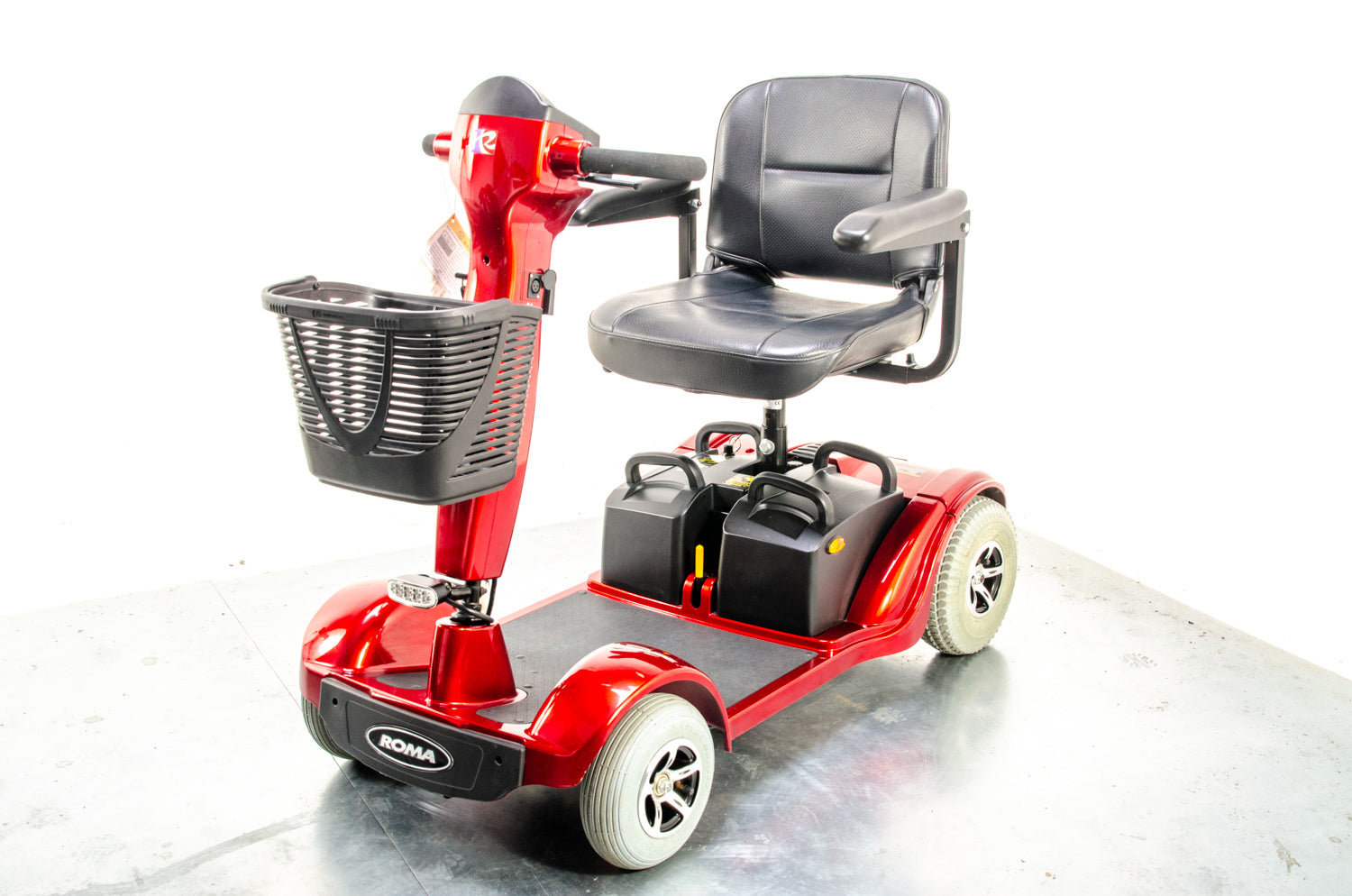 New Roma Sorrento Mobility Scooter Transportable Boot Travel Red